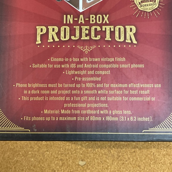 Family Fun Night IN-A-BOX PROJECTOR - Picture 3 of 3